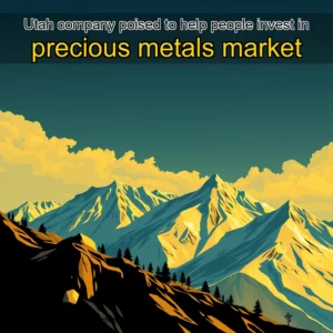 Artistic representation for Utah company poised to help people invest in precious metals market
