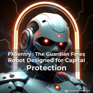 Artistic representation for FXSentry : The Guardian Forex Robot Designed for Capital Protection