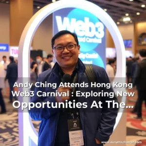Artistic representation for Andy Ching Attends Hong Kong Web3 Carnival : Exploring New Opportunities At The Intersection Of Blockchain And Ai!