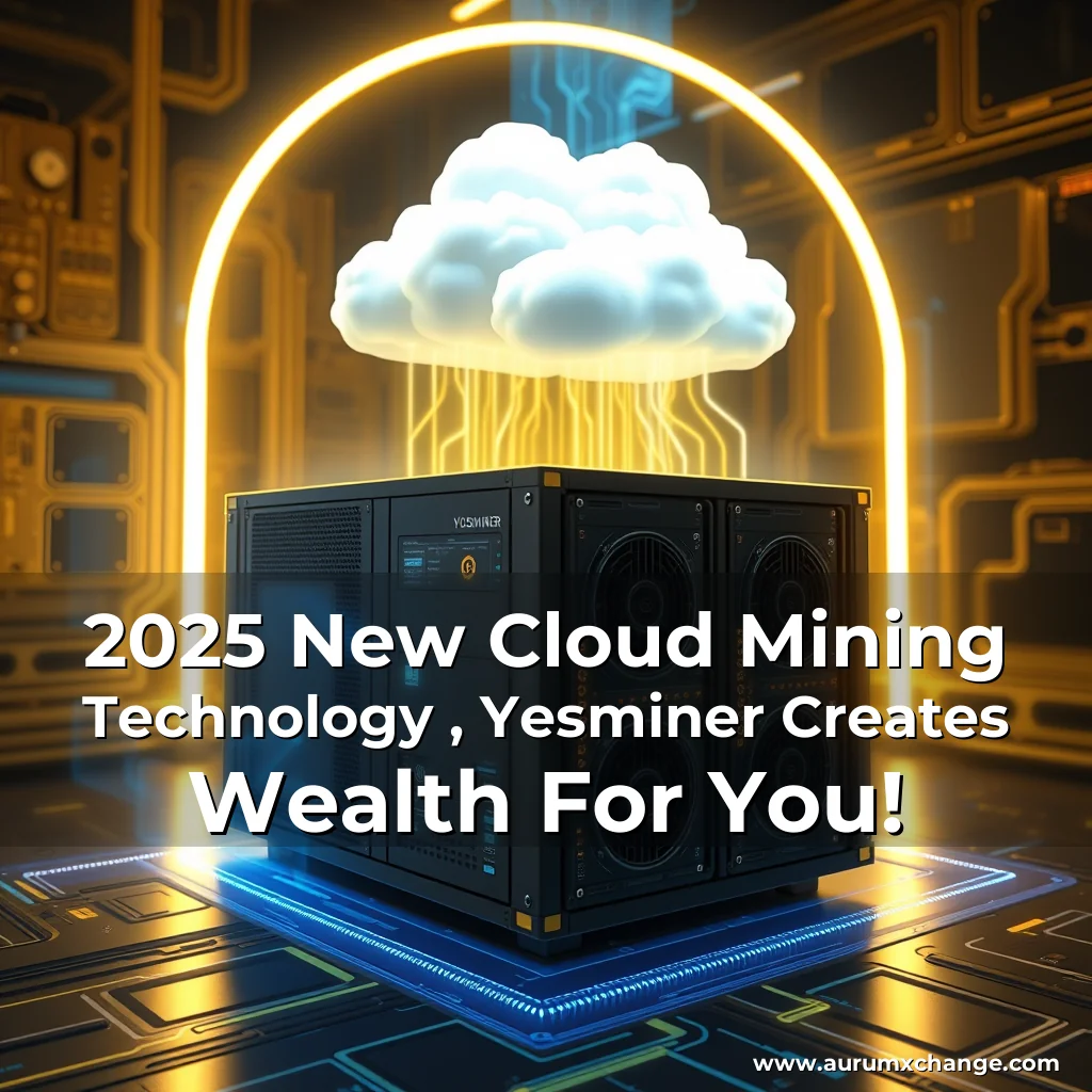 Artistic representation for 2025 New Cloud Mining Technology , Yesminer Creates Wealth For You!