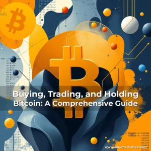 Artistic representation for Buying, Trading, and Holding Bitcoin: A Comprehensive Guide
