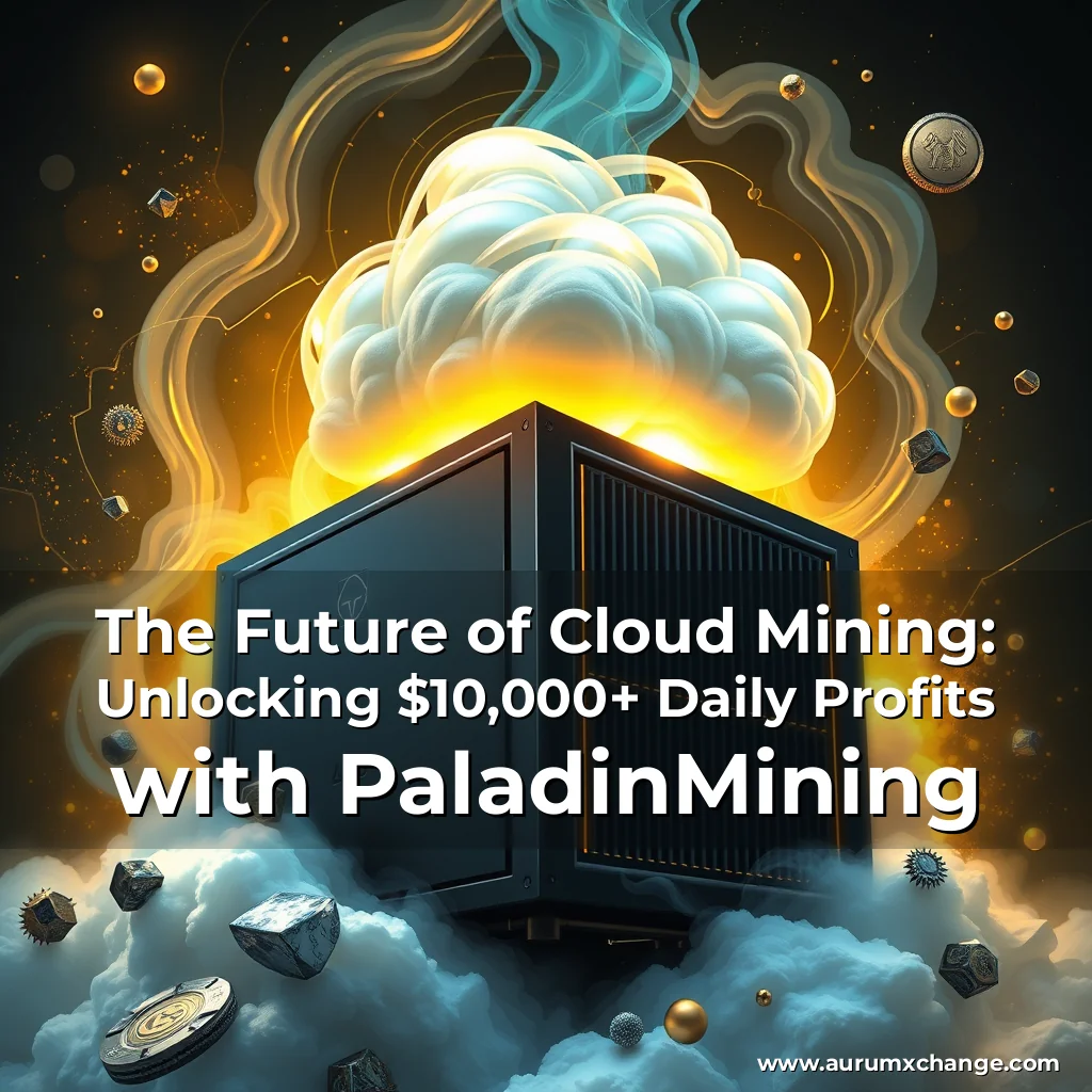Artistic representation for The Future of Cloud Mining: Unlocking $10,000+ Daily Profits with PaladinMining