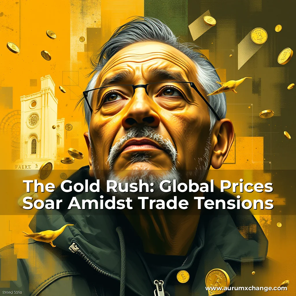 Artistic representation for The Gold Rush: Global Prices Soar Amidst Trade Tensions