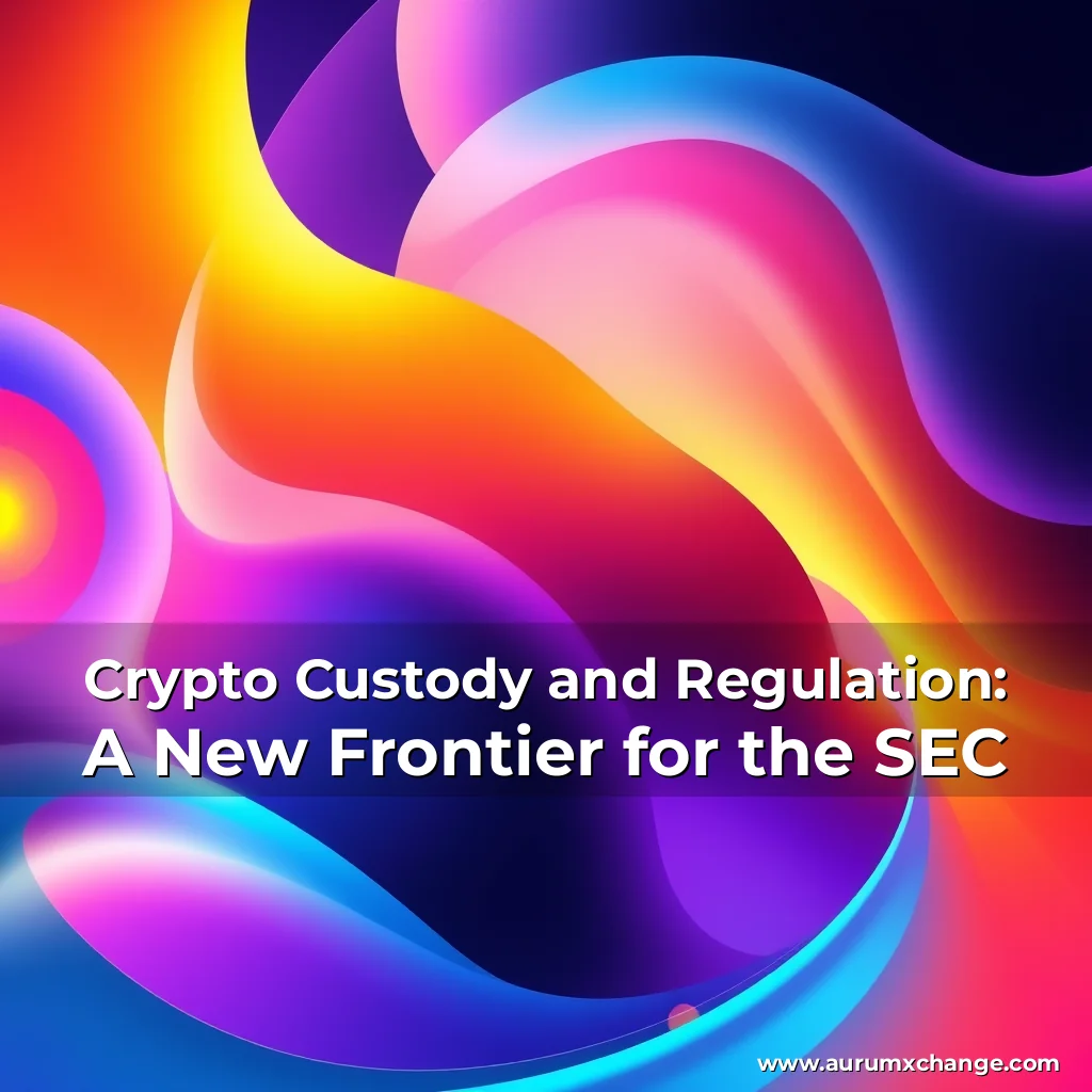 Artistic representation for Crypto Custody and Regulation: A New Frontier for the SEC