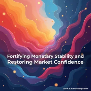 Artistic representation for Fortifying Monetary Stability and Restoring Market Confidence