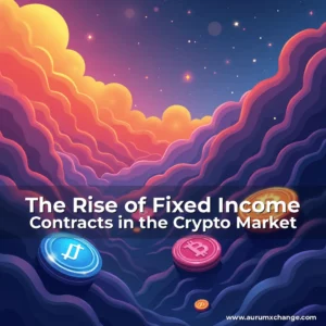 Artistic representation for The Rise of Fixed Income Contracts in the Crypto Market