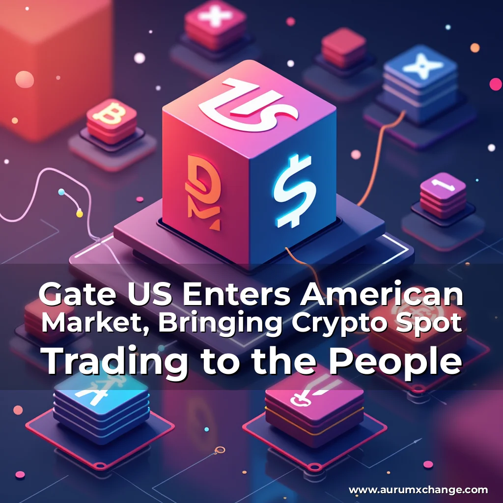Artistic representation for Gate US Enters American Market, Bringing Crypto Spot Trading to the People