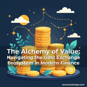 Artistic representation for The Alchemy of Value: Navigating the Gold Exchange Ecosystem in Modern Finance
