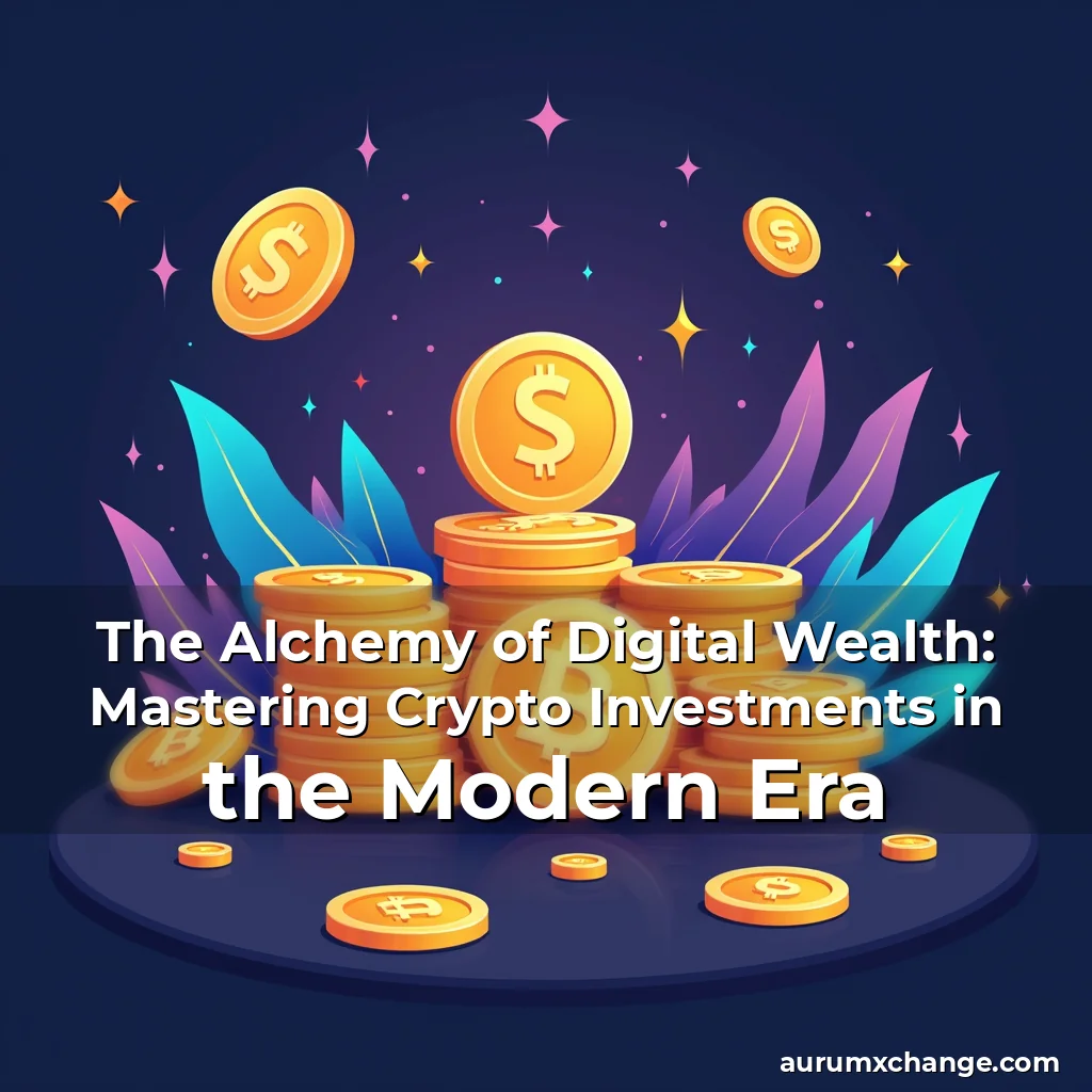 Artistic representation for The Alchemy of Digital Wealth: Mastering Crypto Investments in the Modern Era